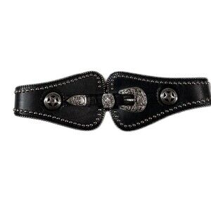 HARLEY-DAVIDSON ♡ Vintage Genuine Black Leather Red Lettered|Grommeted Belt XS26 Harley-Davidson | Accessories | Harleydavidson Vintage  main image 2